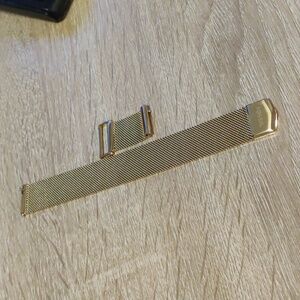 Fossil Gold-Tone Stainless Steel Mesh Bracelet - never worn